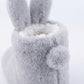 Fuzzy Bunny Slipper Boots
