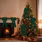 5pc Velvet Christmas Bows with Long Tails