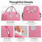 Insulated Lunch Tote Bag with Front Pocket and Adjustable Shoulder Strap