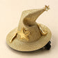 4pc Glitter Witch Hat Pet Hair Clips with Star and Moon Accents