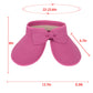 Women's Wide Brim Visor Hat with Bow Detail Adjustable Velcro Closure for Beach or Outdoor Protection
