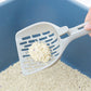 Plastic Cat Litter Scoop with Sifter Slots and Hanging Handle