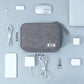 Electronic Organizer Case with Zipper Closure Cable Storage Pouch Portable Travel Tech Accessories Organizer Bag