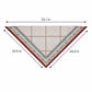 Paisley Floral Triangle Scarf Wrap Belt