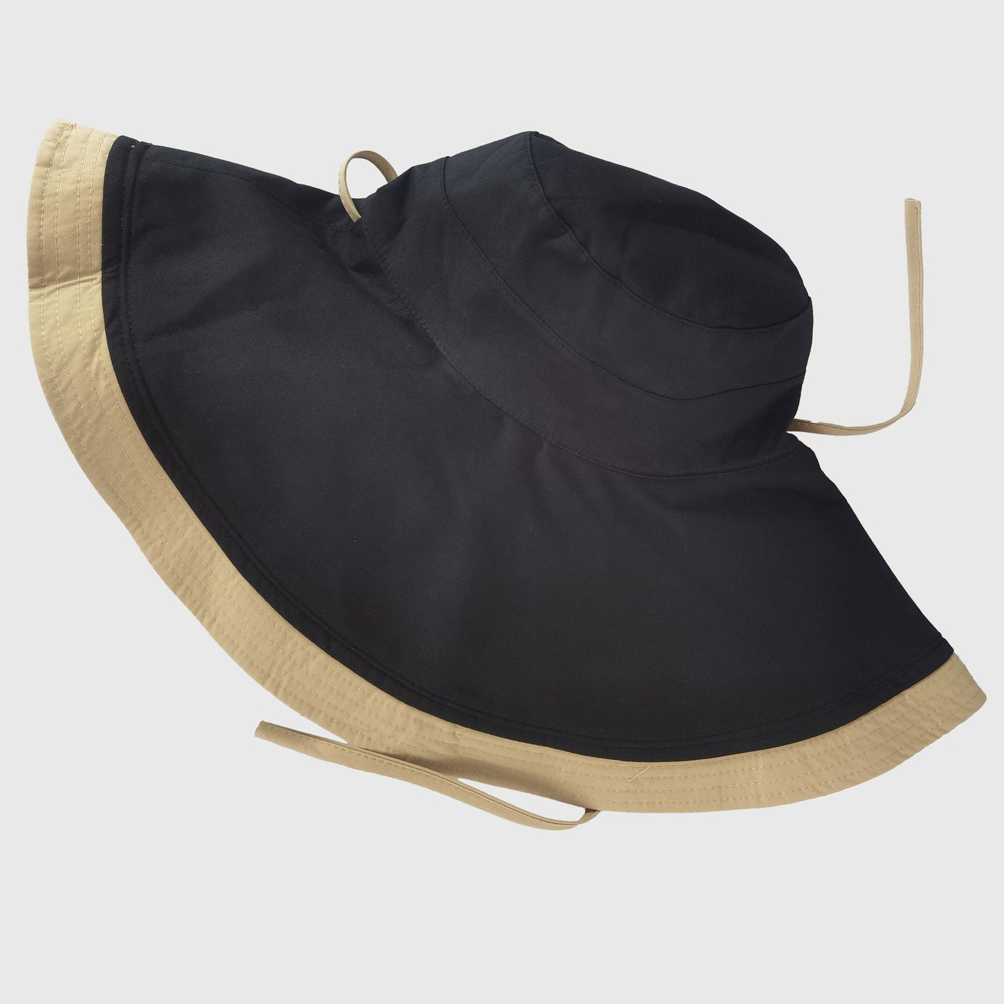 Women's Reversible Wide - Brim Sun Hat with Adjustable Chin Strap