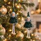 2pk Lace Angel Christmas Tree Ornaments