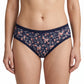 2 Pack Floral Print Bikini Underwear with Lace Trim