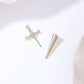 Women's Swords Drop Earrings with Crystals