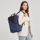 Laptop Backpack with Padded Compartment Reflective Trim USB Port and Multiple Storage Pockets
