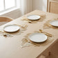 4 Pack Leaf Shaped PVC Placemats Washable Heat Resistant Table Mats