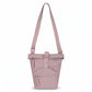 Water Resistant Nylon Crossbody Bucket Bag Adjustable Strap Multi Pocket Everyday Travel Bag