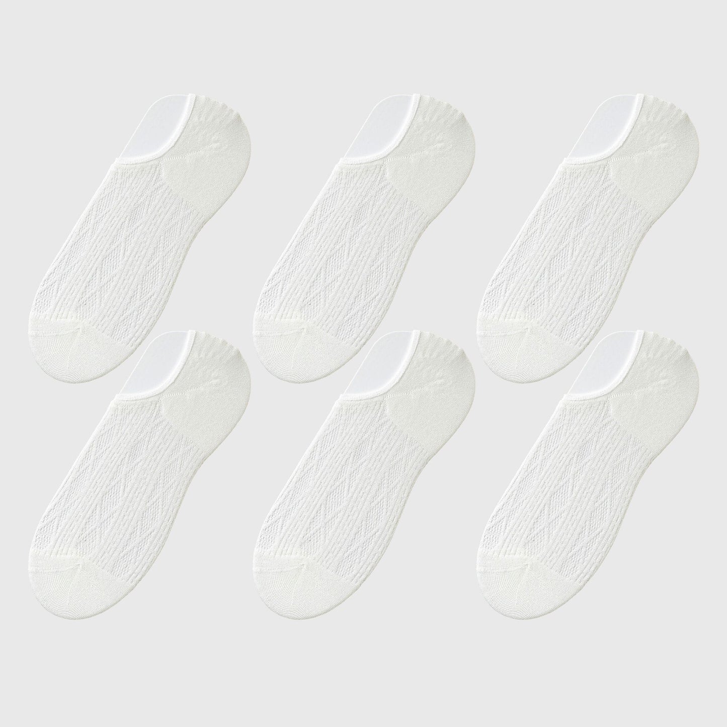 Invisible No-Show Liner Socks 6Pk