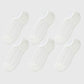 Invisible No-Show Liner Socks 6Pk