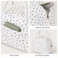 Printed Insulated Lunch Tote Bag with Double Handles and Zip Closure