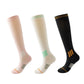 3-Pair Set Knee-High Compression Athletic Socks Breathable Anti-Slip Support Design for Running and Jump Rope
