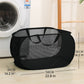 Collapsible Mesh Laundry Basket Large Capacity Pop Up Hamper Foldable Clothes Storage Bin