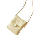 Leather Phone Crossbody Bag with Flap Closure Slim Wallet Design and Adjustable Strap