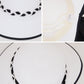 Women's Wide Brim Straw Hat with Braided Band and Contrast Bow Detail