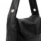 Flap Hobo Bag with Grommet Strap and Wide Shoulder Handle 11.8x9.5x4in