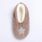Fuzzy Star Slipper Socks