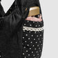 Polka Dot Hobo Shoulder Bag Large Capacity Crossbody Tote for School Work and Travel