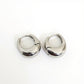 Women's Thick Hoop Earrings with Rounded Modern Design
