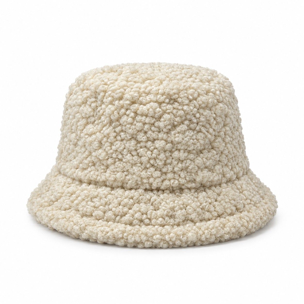 Textured Bucket Hat with Soft Polyester Fabric and Lined Interior