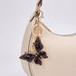 2pc Butterfly Rhinestone Keychain Bag Charm with Lobster Clasp