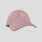 Women's Baseball Cap Stylish Solid Color with Daisy Embroidery