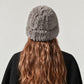 Fuzzy Knit Beanie Hat Soft Plush Cuffed Winter Cold Weather Cap