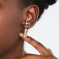 Women's Swords Drop Earrings with Crystals