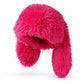 Faux Fur Trapper Hat Long Ear Flaps Plush Winter Hat