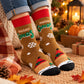 Holiday Novelty 3 Pack Crew Socks Assorted Festive Christmas Patterns