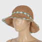 Women's Flower Embellishments Sun Hats Charming Crocheted Straw