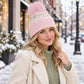 Fair Isle Pom Pom Knit Beanie Winter Cuffed Hat