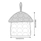 Quilted Hanging Tissue Holder with Heart Stitching