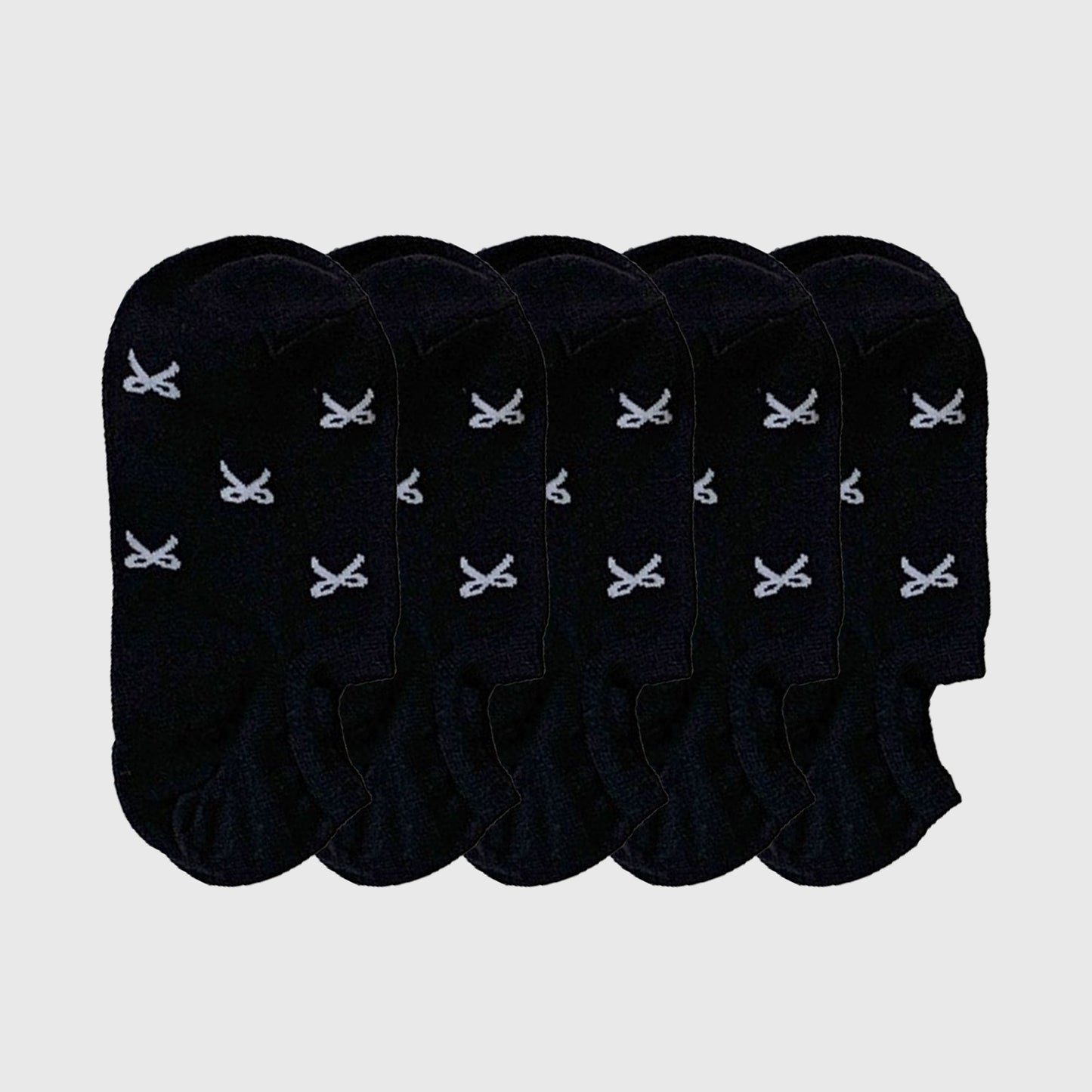 No - Show Liner Socks with Bow Pattern 5Pk