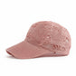 Women's Crochet Knit Baseball Cap Breathable Openwork Lightweight Casual Hat