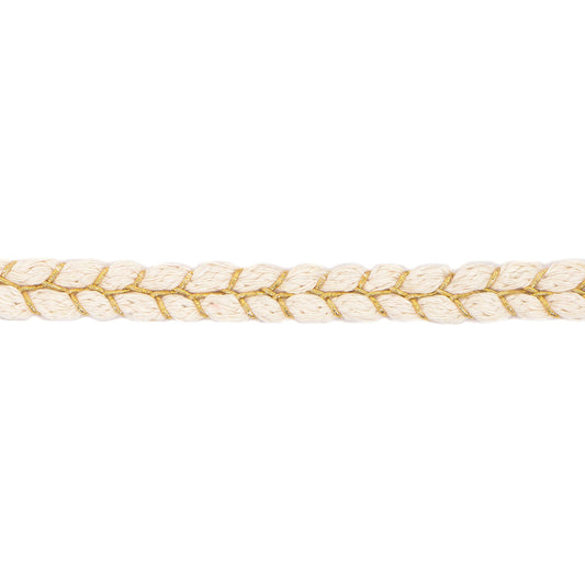 Sewing Braid Trim, 11 Yards 0.6 Inch Twisted Cotton Cord Trim, Handmade DIY Craft Embellishment Costume Garment Decor Accessory