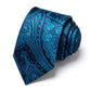 Men's Floral Print Tie with Woven Botanical Pattern and Classic Tapered Design