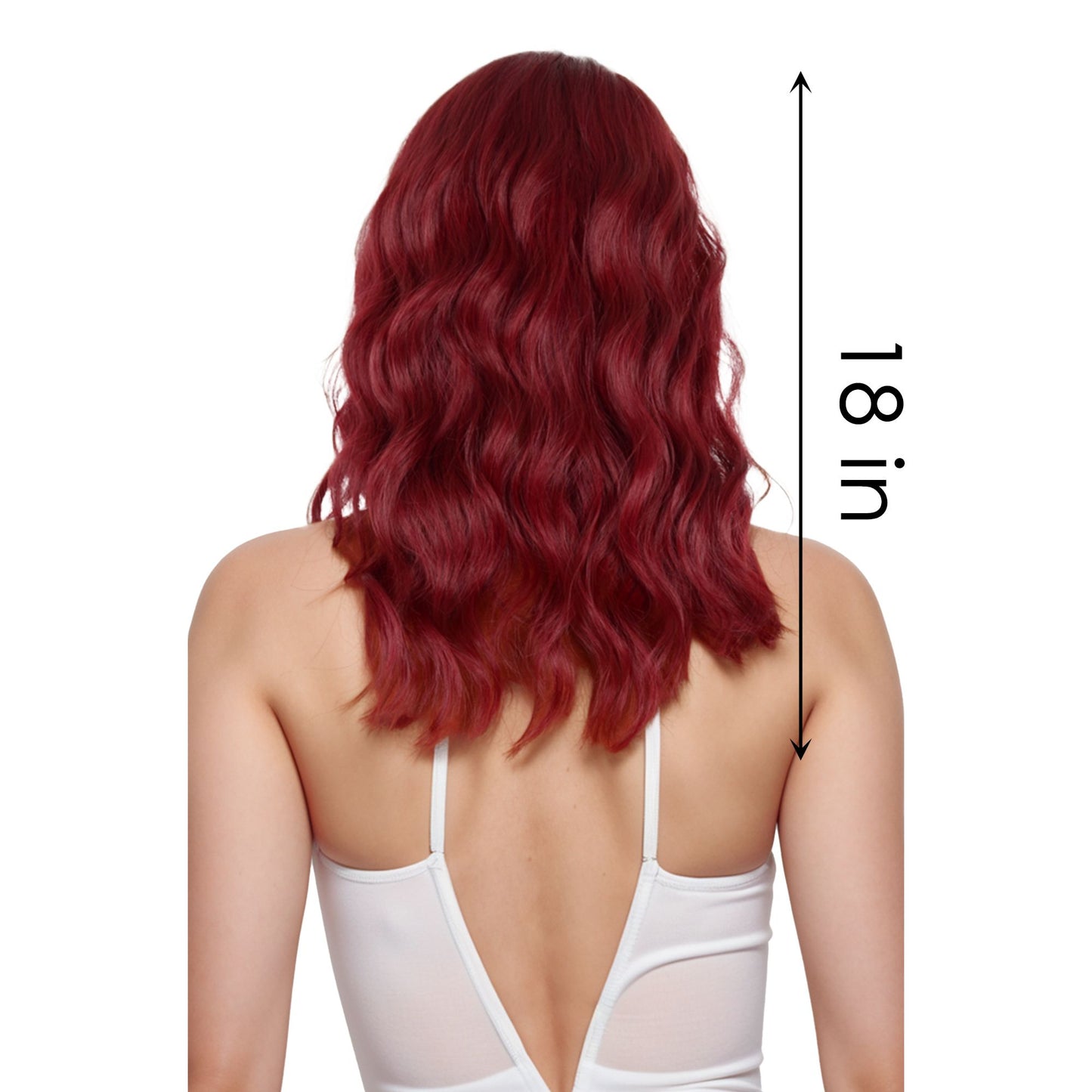 Synthetic Wavy Bob Wig with Curtain Bangs Short Curly Hair for Daily Wear