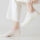 Ribbed No Show Socks with Contrast Circular Heel Opening Low Cut Soft Stretch 3-Pack