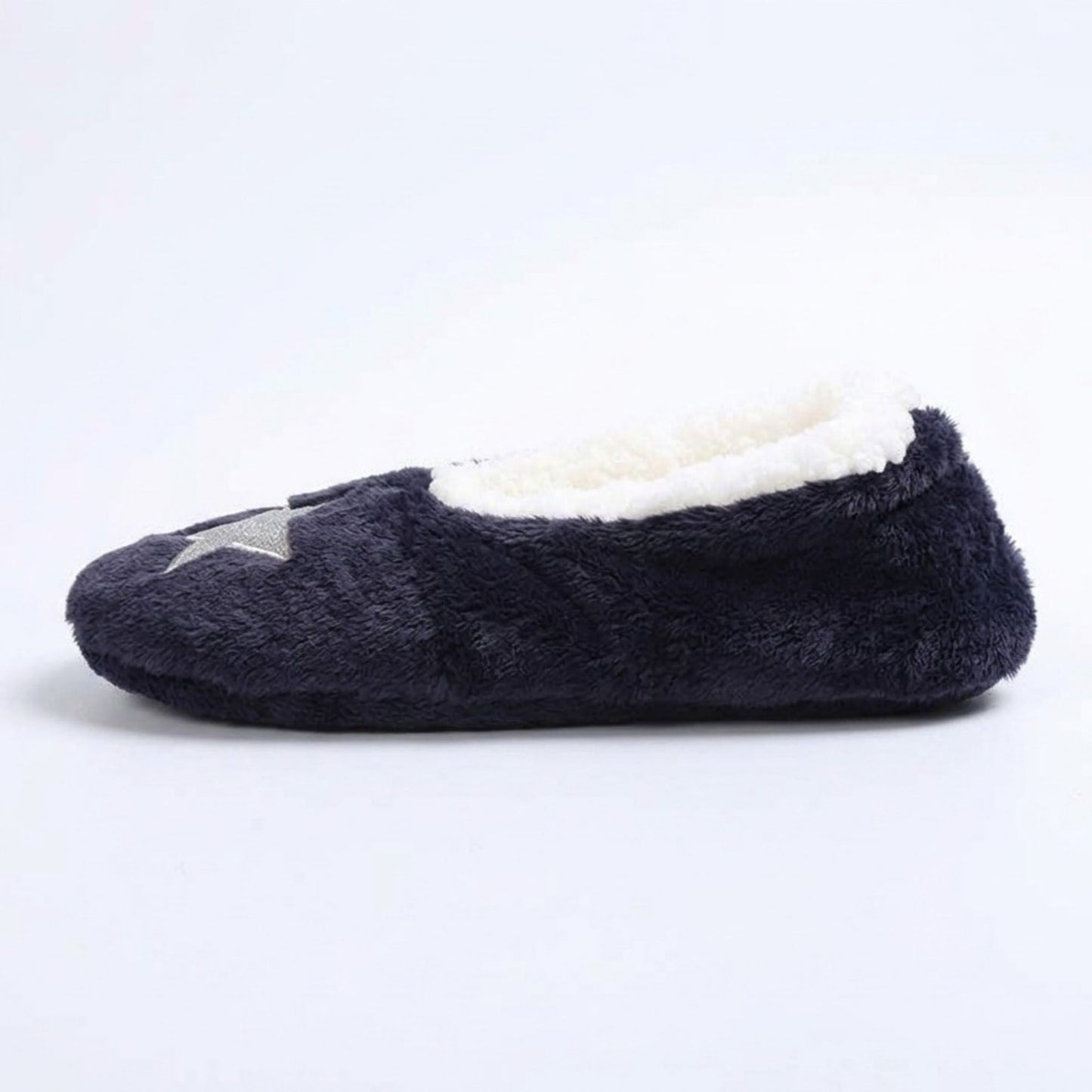 Fuzzy Star Slipper Socks