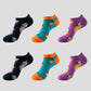 Fruit Print No Show Socks Breathable Cotton 6pk