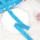 Sewing Sequin Trim 0.9 Inch 4 Row, 25 Yards Glitter Sequin Ribbon Metallic Stretch Bling Strip DIY Craft Decoration