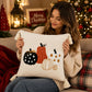 Autumn Tassel Throw Pillow Cover Square Decorative Cushion Cover