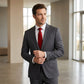 Men's Solid Smooth Finish Tie Classic Necktie 57 Inch Length 3.1 Inch Width Formal Business Accessory