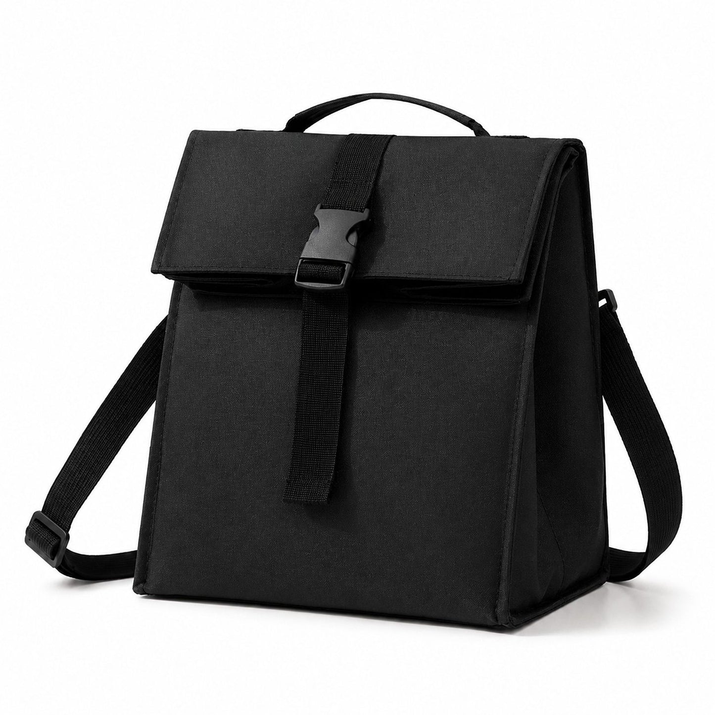 Insulated Lunch Backpack with Buckle Flap and Top Handle
