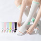 3-Pair Set Knee-High Compression Athletic Socks Breathable Anti-Slip Support Design for Running and Jump Rope