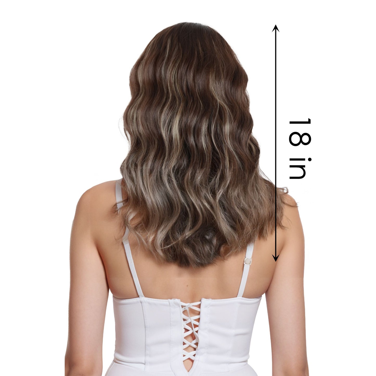 Synthetic Wavy Bob Wig with Curtain Bangs Short Curly Hair for Daily Wear